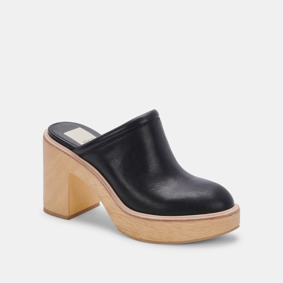 Mules & Clogs DOLCE VITA | Camdin Heels Black Leather