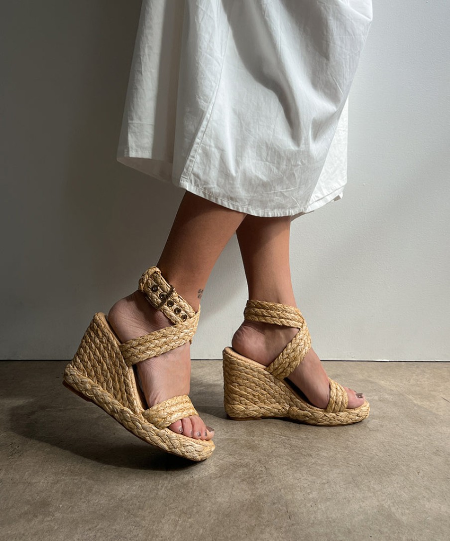 Wedges DOLCE VITA | Aldona Wedges Lt Natural Raffia