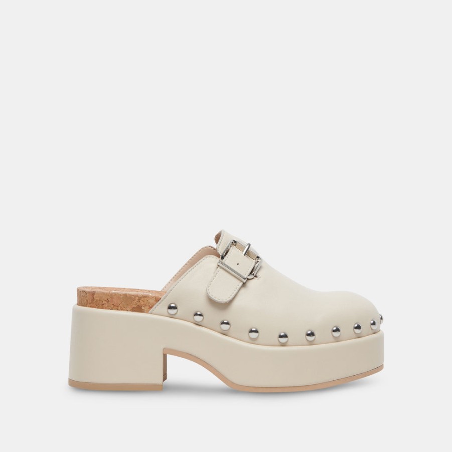 Mules & Clogs DOLCE VITA | Yevan Clogs Ivory Leather