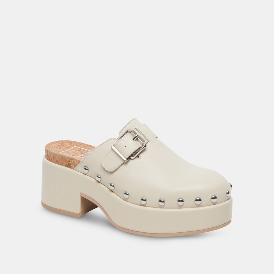 Mules & Clogs DOLCE VITA | Yevan Clogs Ivory Leather