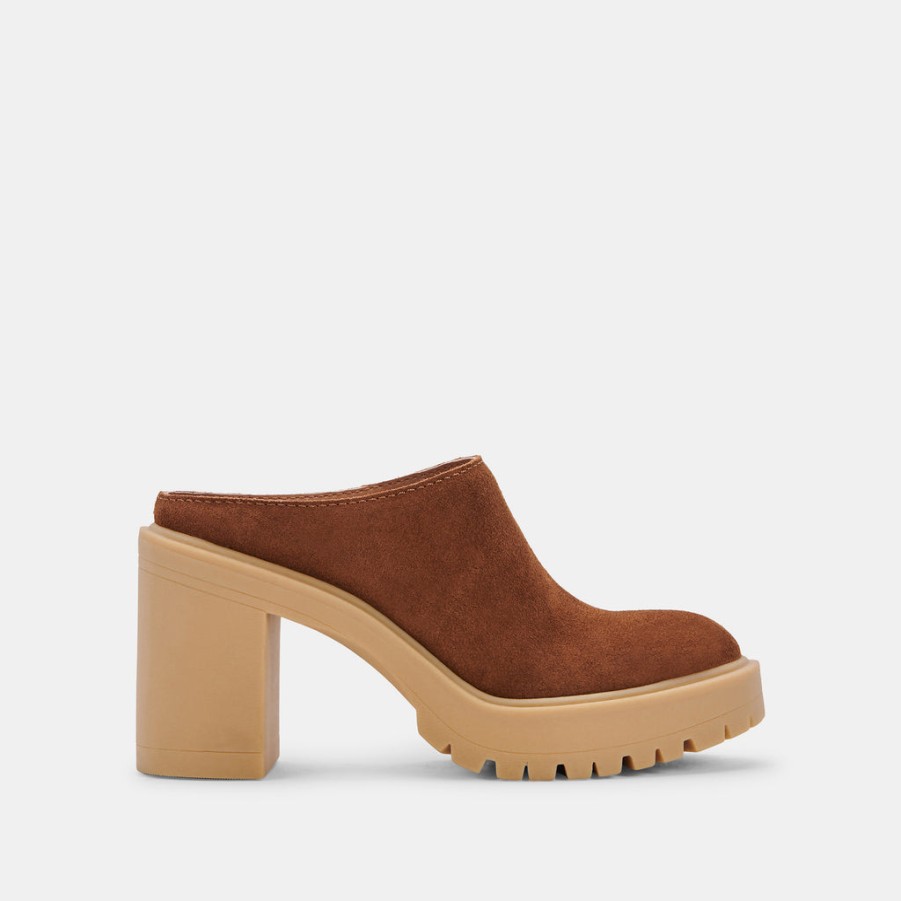 Mules & Clogs DOLCE VITA | Carry Heels Camel Suede