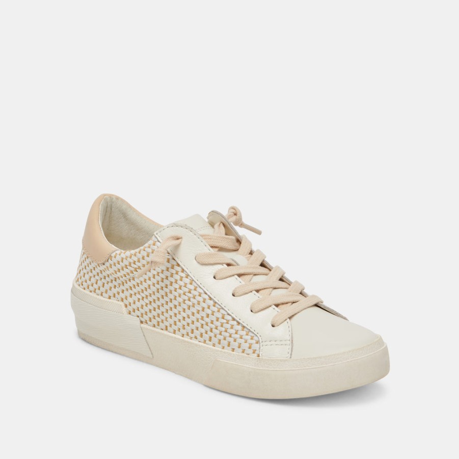 Sneakers DOLCE VITA | Zina Sneakers Tan Cream Raffia