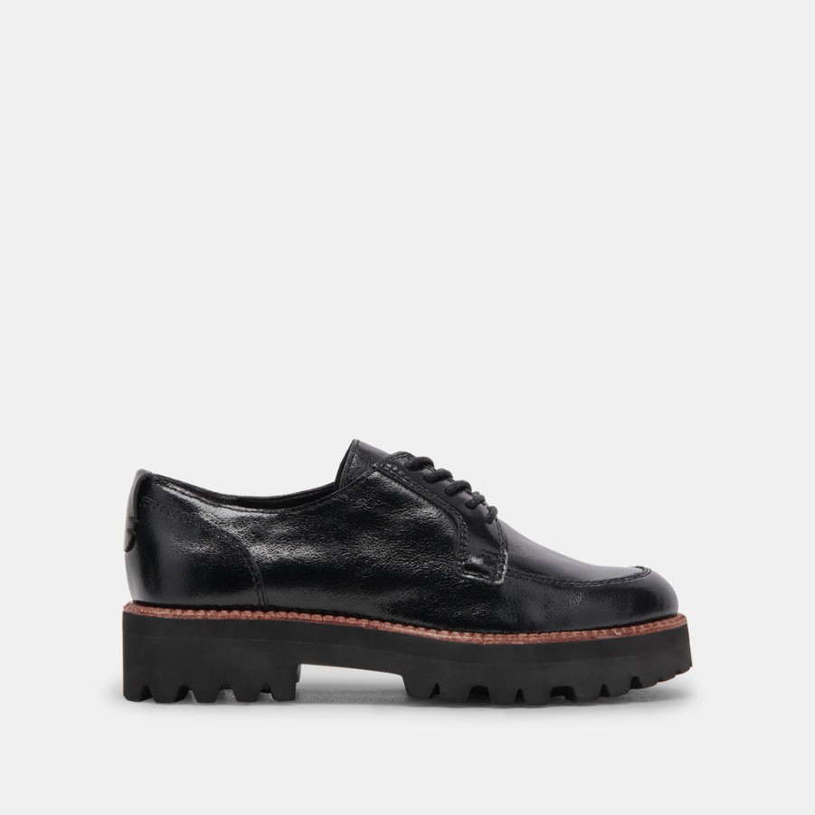 Sneakers DOLCE VITA | Morna Oxfords Midnight Crinkle Patent