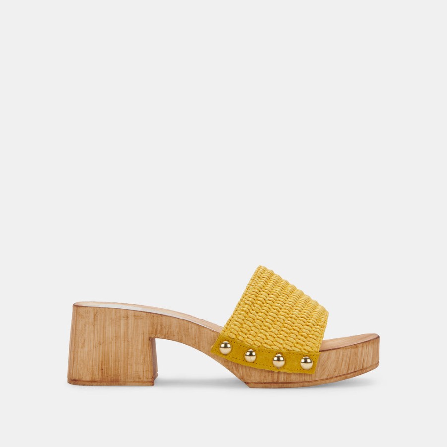 Heels DOLCE VITA | Oakley Heels Yellow Raffia