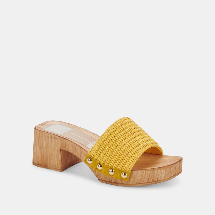 Heels DOLCE VITA | Oakley Heels Yellow Raffia