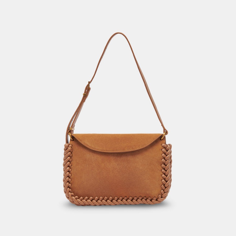 Handbags DOLCE VITA | Harper Shoulder Bag Rusty Oak Suede