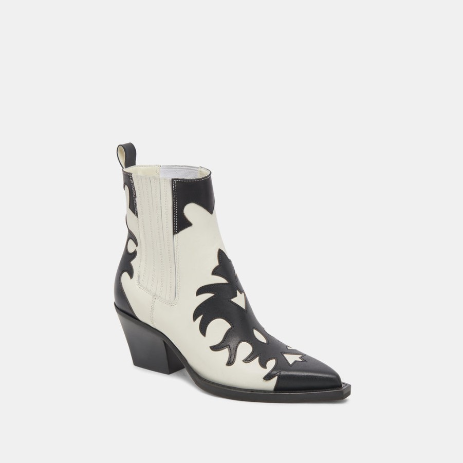 Boots & Booties DOLCE VITA | Renia Boots Black White Leather