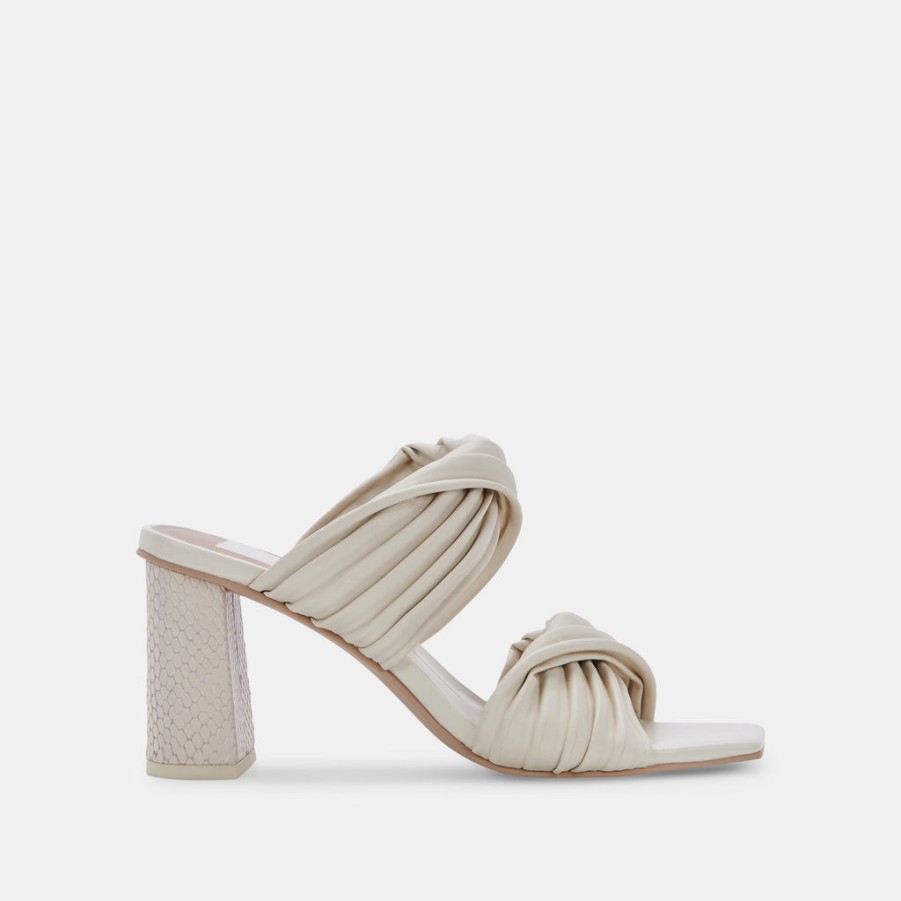 Sandals DOLCE VITA | Pilton Wide Heels Ivory Stella