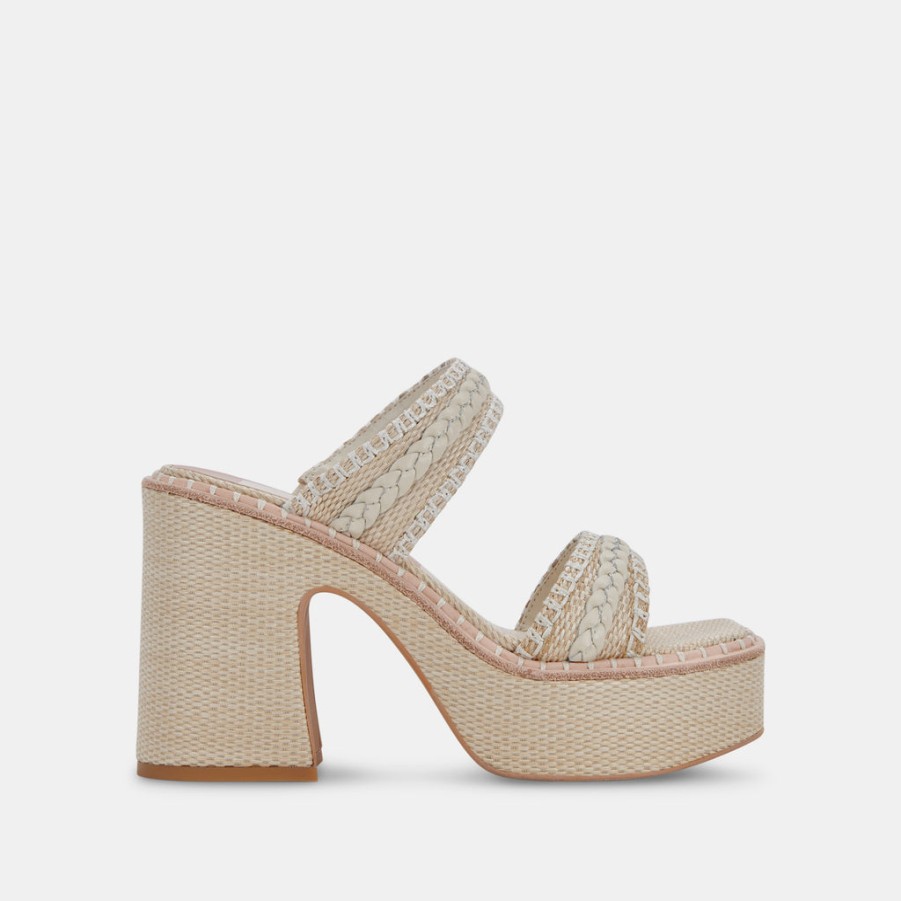 Sandals DOLCE VITA | Whim Heels Oatmeal Raffia