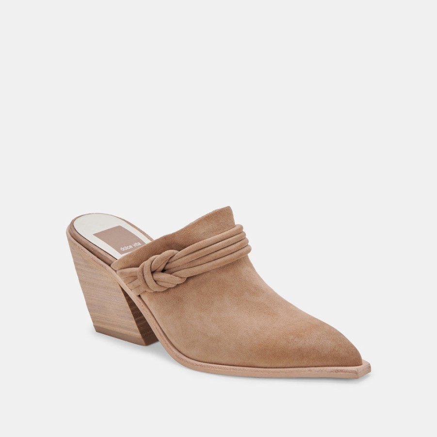 Mules & Clogs DOLCE VITA | Sita Mules Mushroom Suede