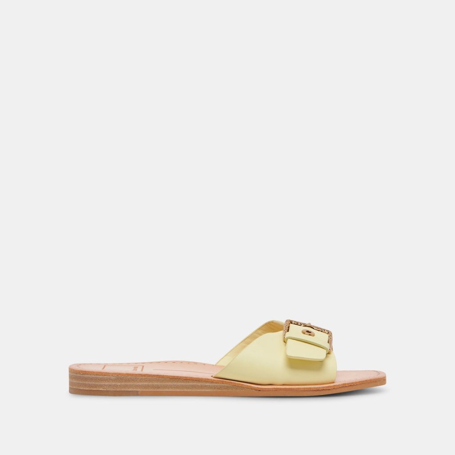 Sandals DOLCE VITA | Cabana Sandals Lemon Cream Leather