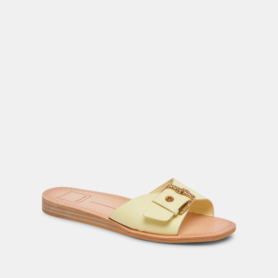 Sandals DOLCE VITA | Cabana Sandals Lemon Cream Leather