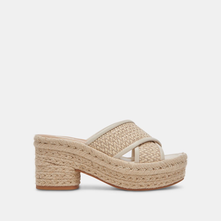 Wedges DOLCE VITA | Eldora Heels Natural White Raffia