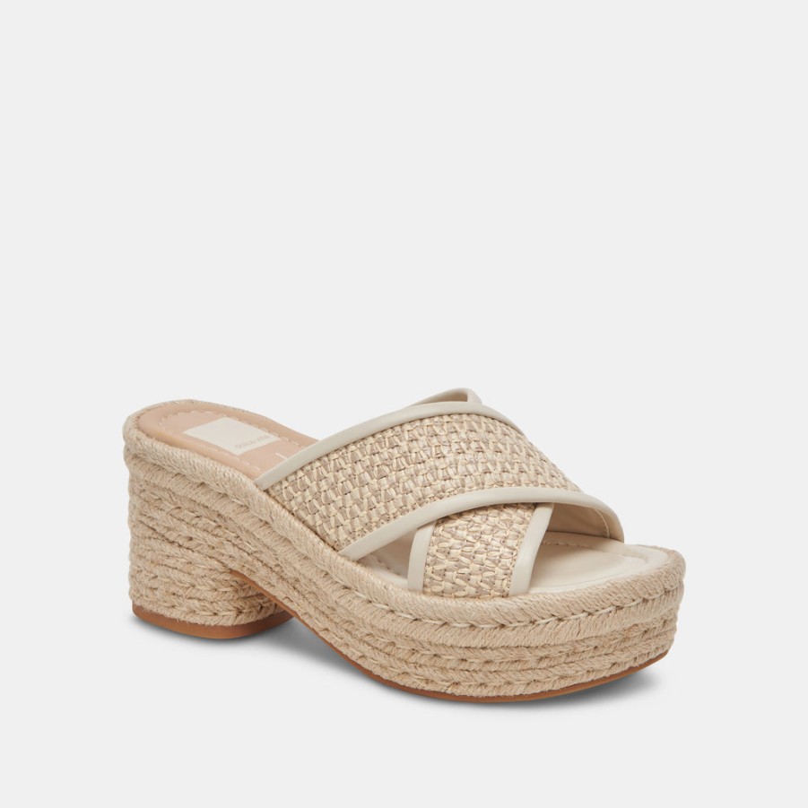 Wedges DOLCE VITA | Eldora Heels Natural White Raffia