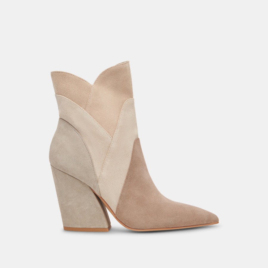 Boots & Booties DOLCE VITA | Neena Booties Taupe Multi Suede