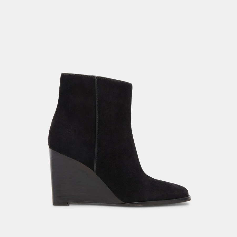 Boots & Booties DOLCE VITA | Susann Wide Booties Onyx Suede