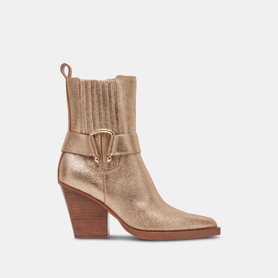 Boots & Booties DOLCE VITA | Bounty Boots Rose Gold Distressed Leather