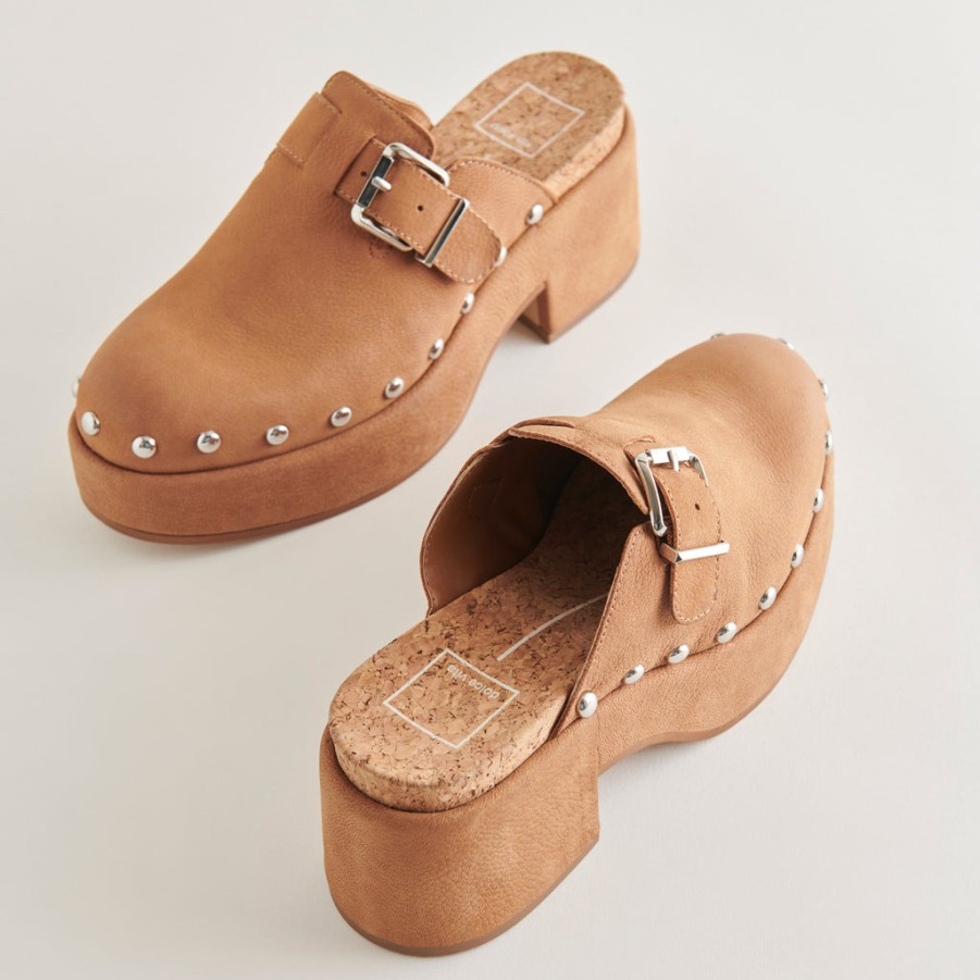 Mules & Clogs DOLCE VITA | Yevan Clogs Praline Nubuck