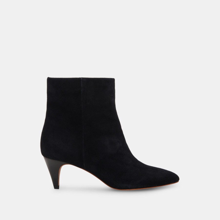 Boots & Booties DOLCE VITA | Dee Wide Booties Nero Suede