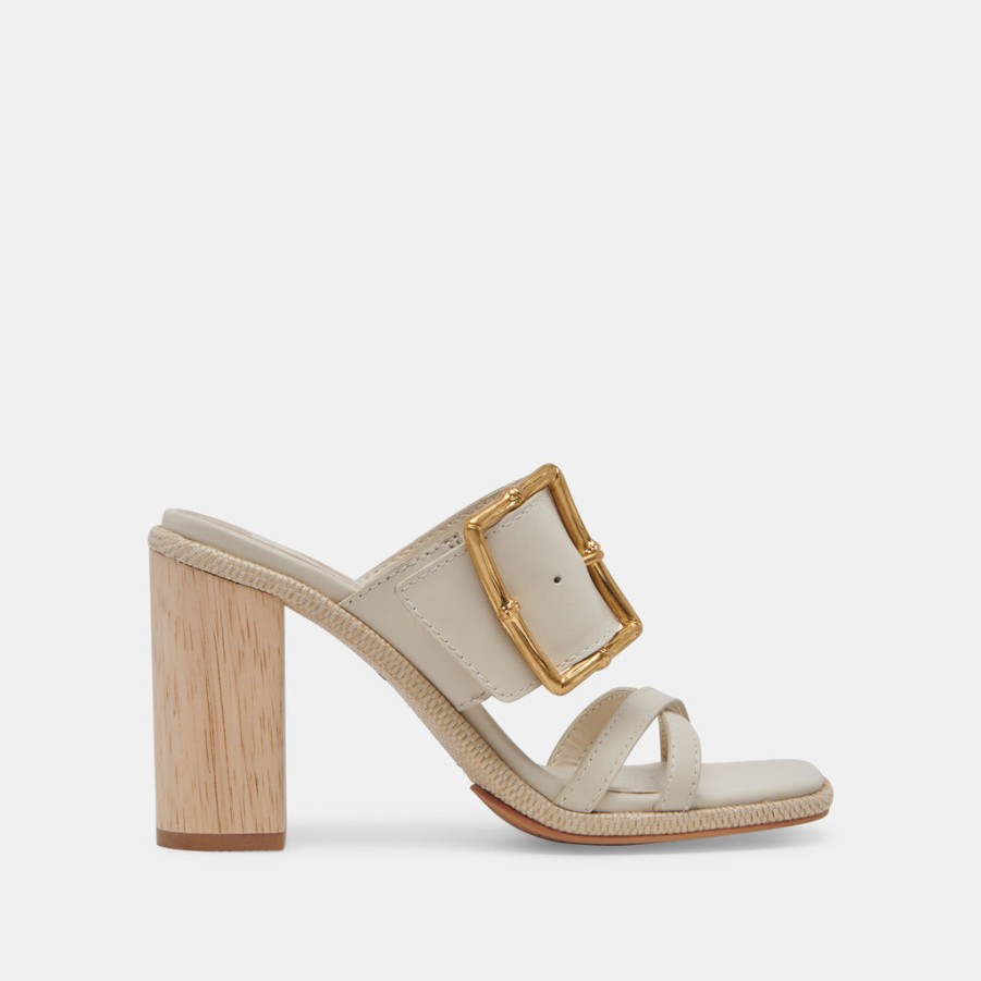 Sandals DOLCE VITA | Onnie Wide Heels Sand Leather