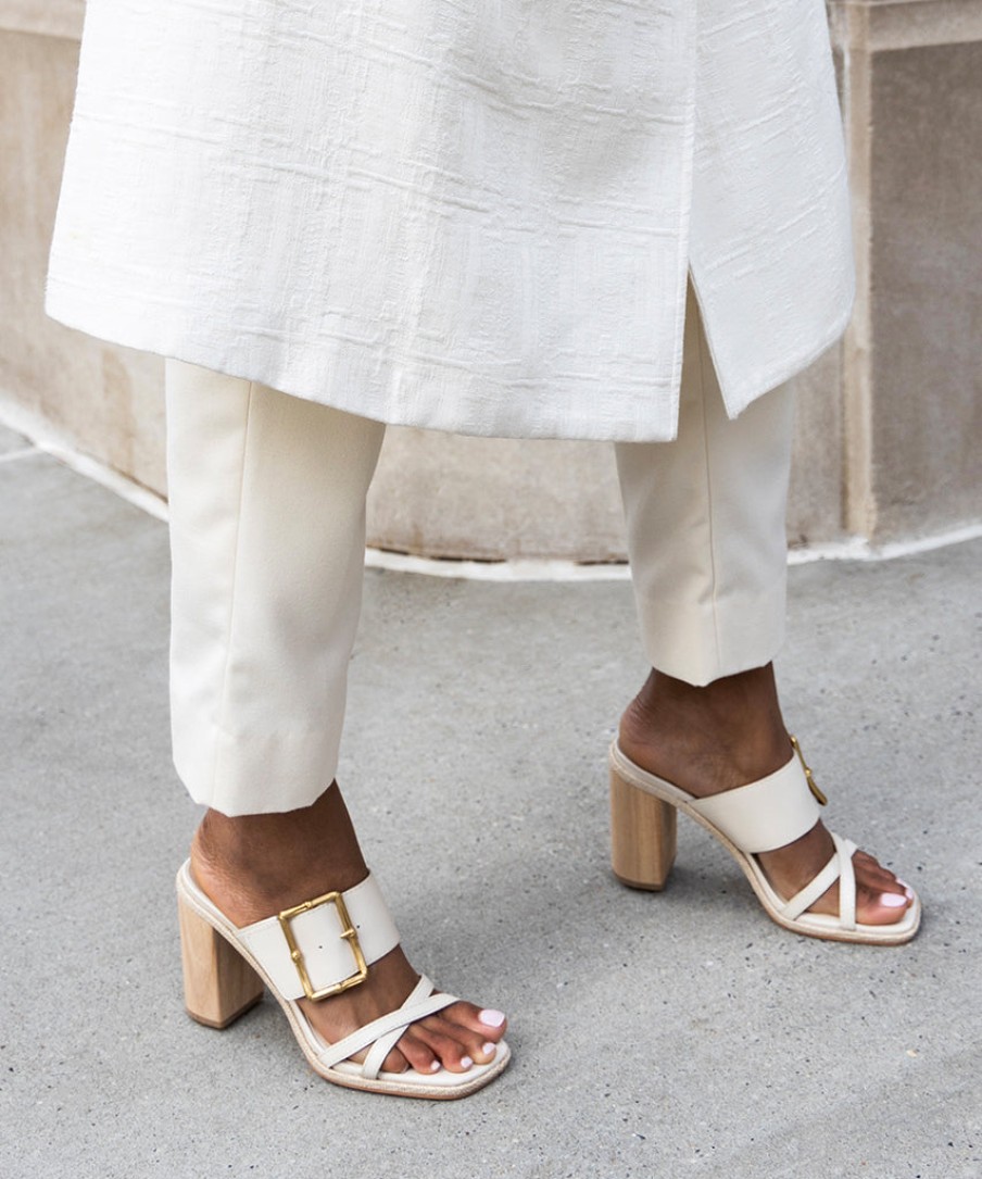 Sandals DOLCE VITA | Onnie Wide Heels Sand Leather