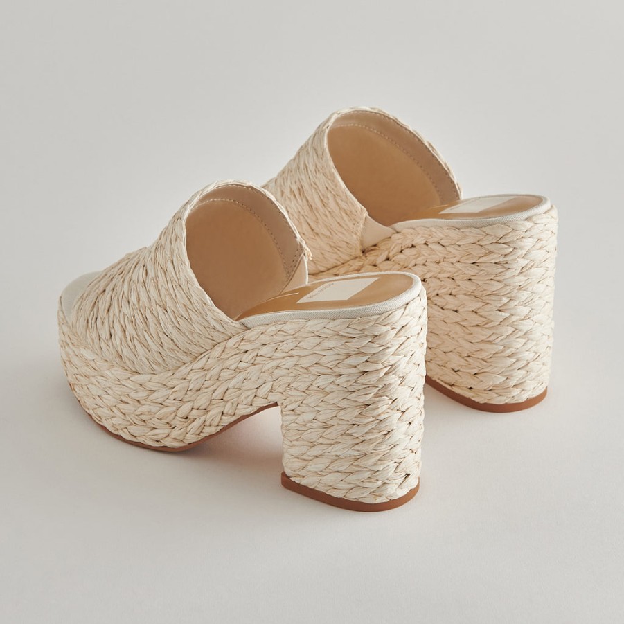 Wedges DOLCE VITA | Elora Heels Off White Raffia