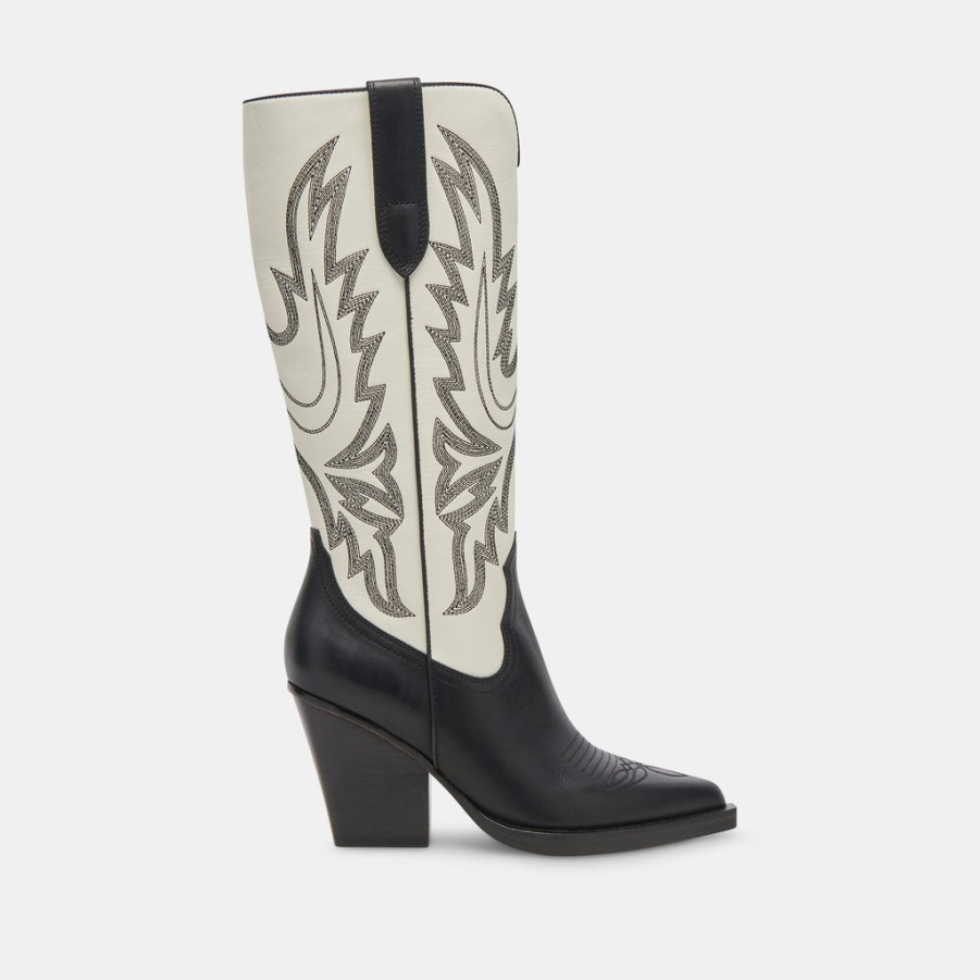 Boots & Booties DOLCE VITA | Blanch Boots Black White Leather