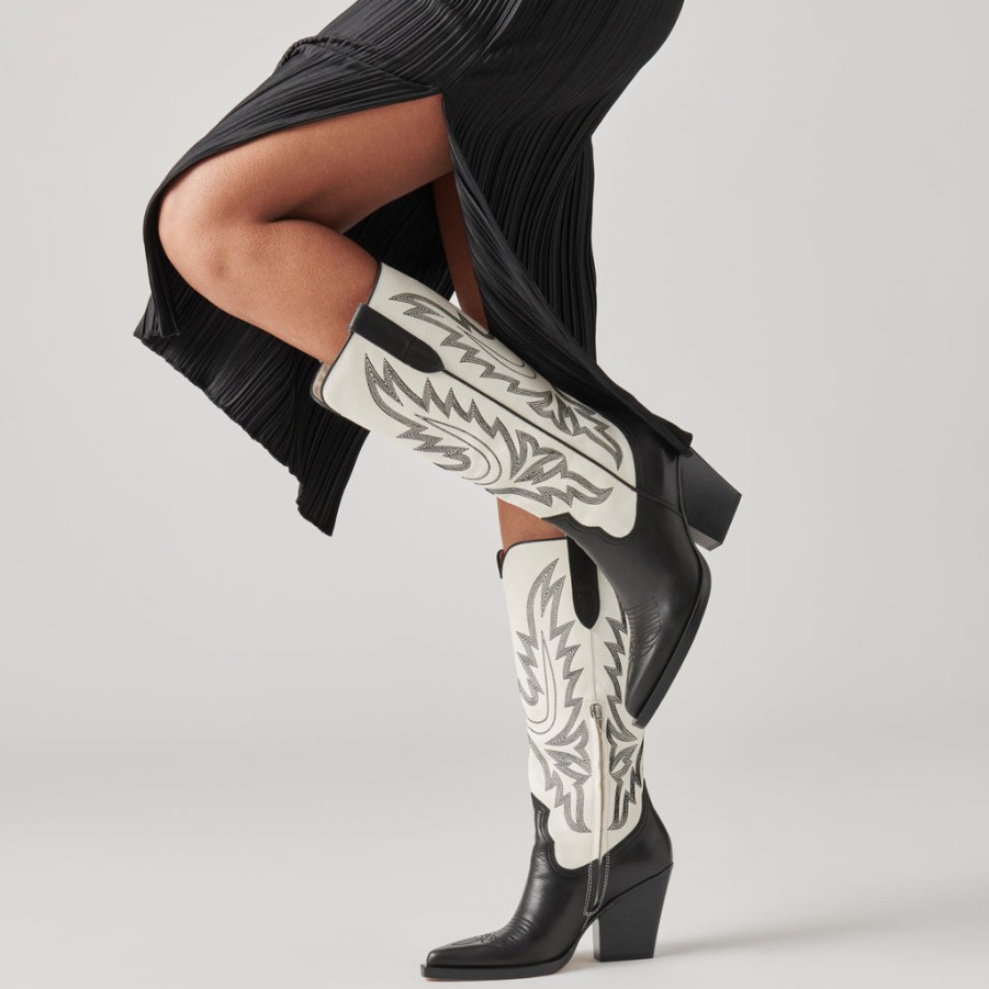 Boots & Booties DOLCE VITA | Blanch Boots Black White Leather