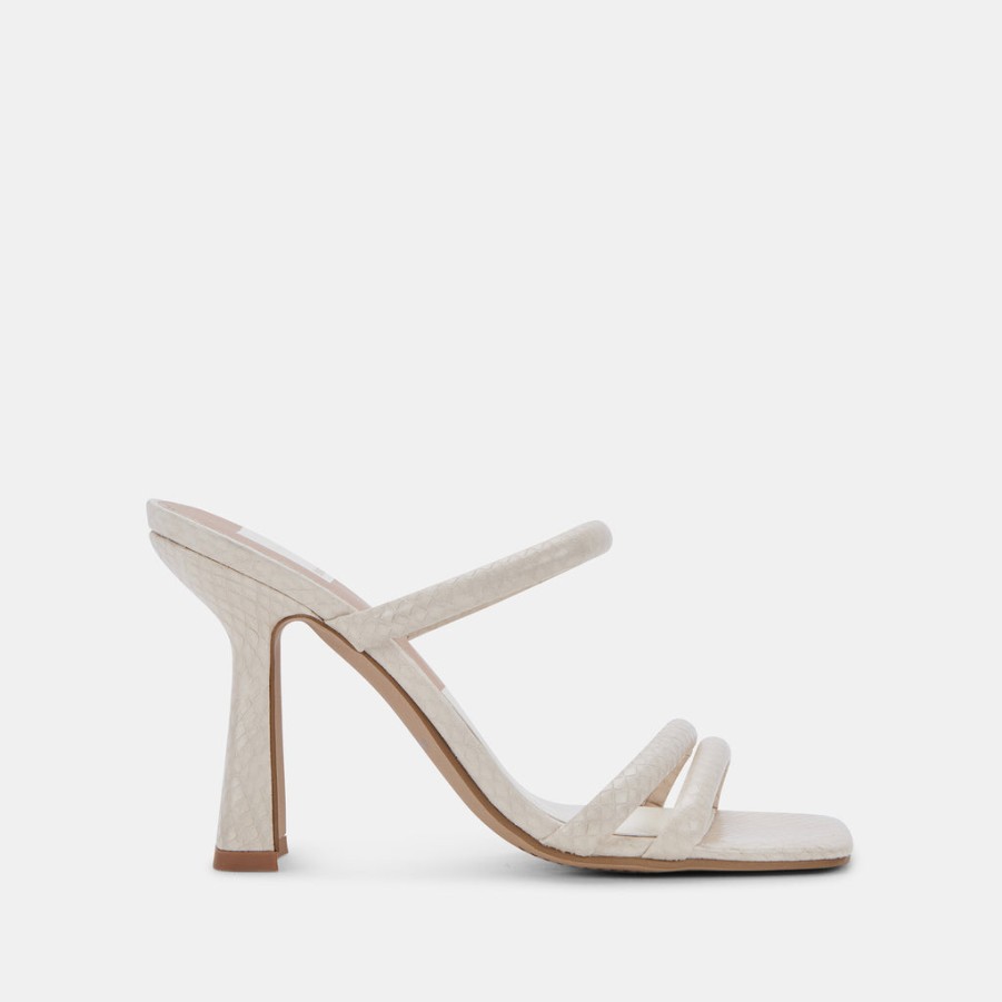 Heels DOLCE VITA | Fort Heels Ivory Embossed Stella