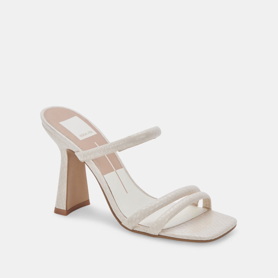 Heels DOLCE VITA | Fort Heels Ivory Embossed Stella