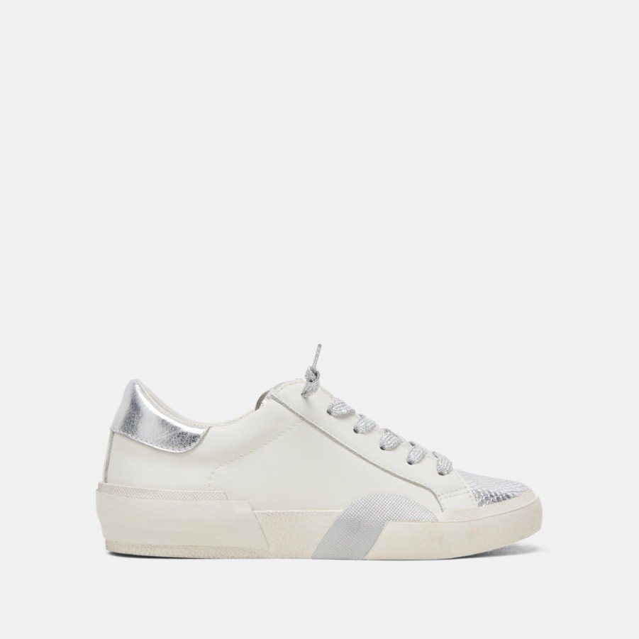 Sneakers DOLCE VITA | Zina Sneakers White Silver Leather