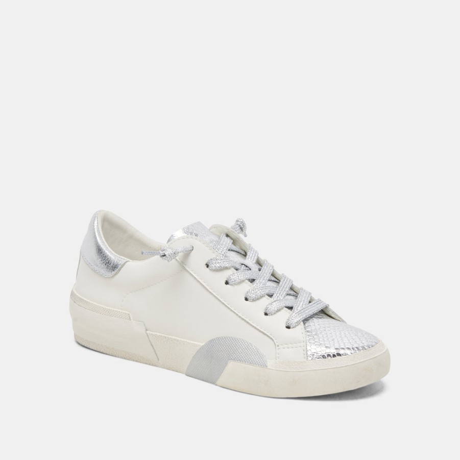 Sneakers DOLCE VITA | Zina Sneakers White Silver Leather