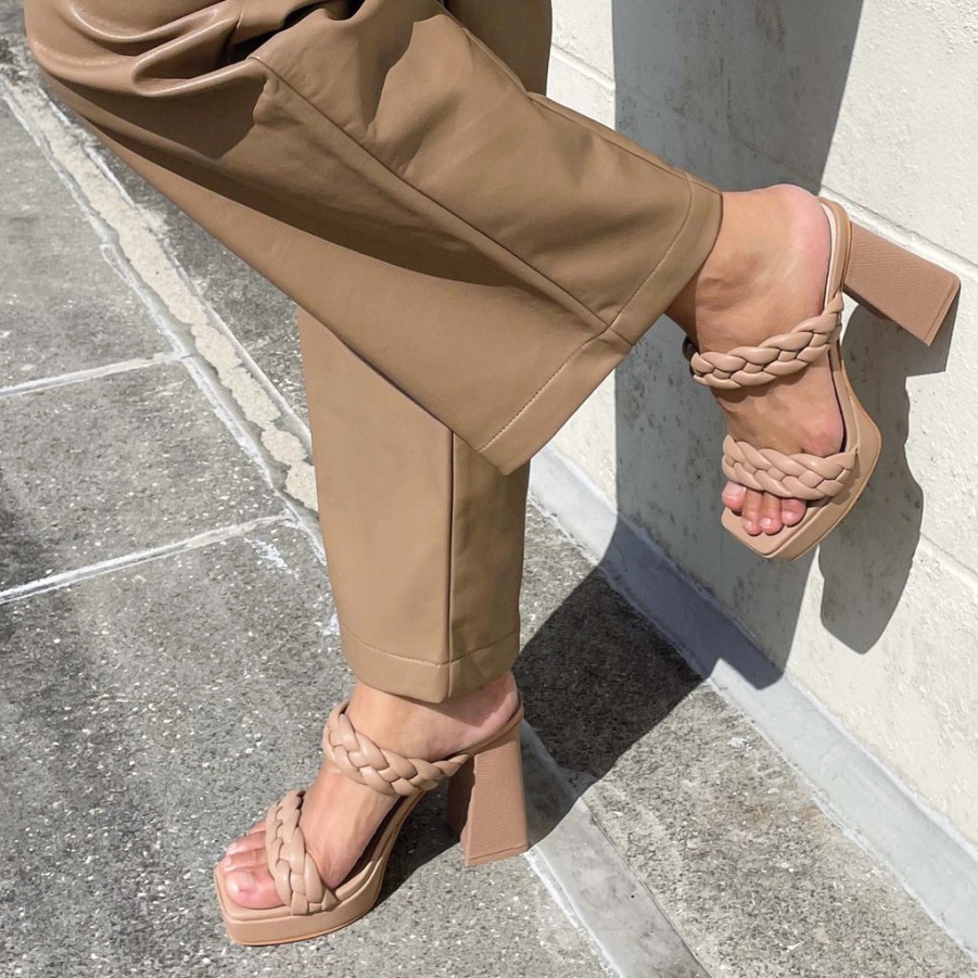 Sandals DOLCE VITA | Ashby Wide Heels Cafe Stella