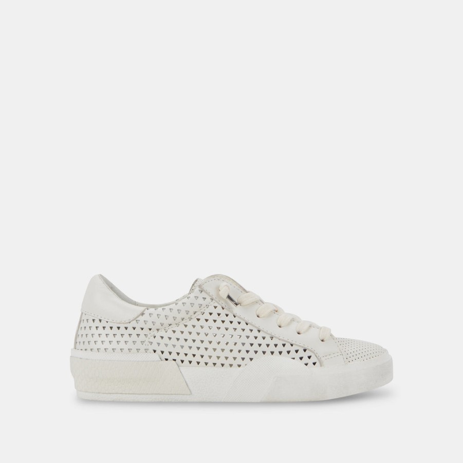 Sneakers DOLCE VITA | Zina Perforated Sneakers White Perforated Leather