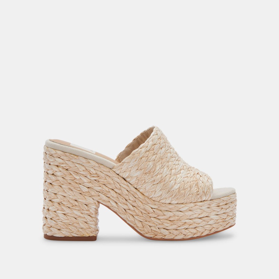 Wedges DOLCE VITA | Elora Heels Lt Natural Raffia