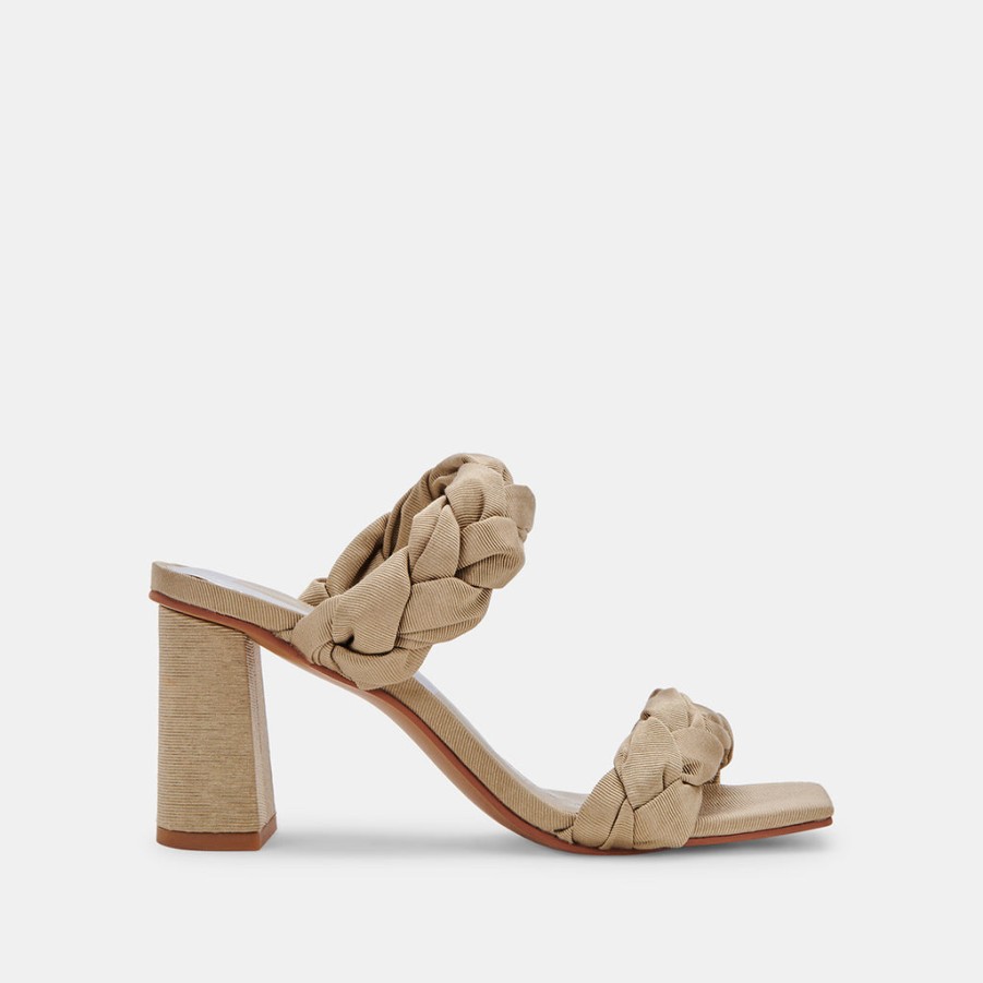 Heels DOLCE VITA | Pheby Heels Khaki Silk