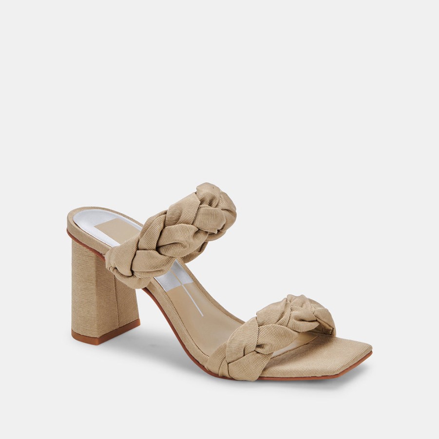 Heels DOLCE VITA | Pheby Heels Khaki Silk