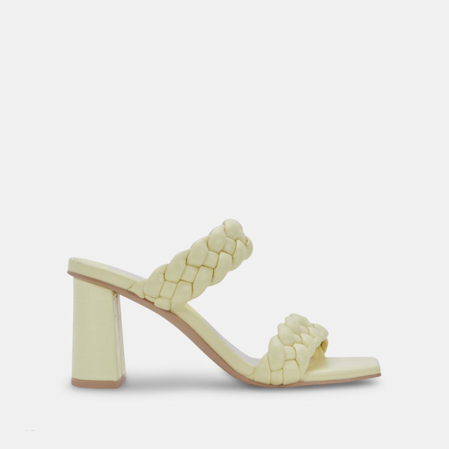 Sandals DOLCE VITA | Paily Heels Lemon Cream Stella