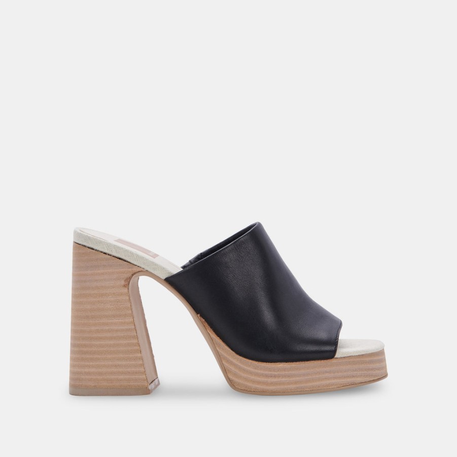 Mules & Clogs DOLCE VITA | Lukas Heels Black Leather