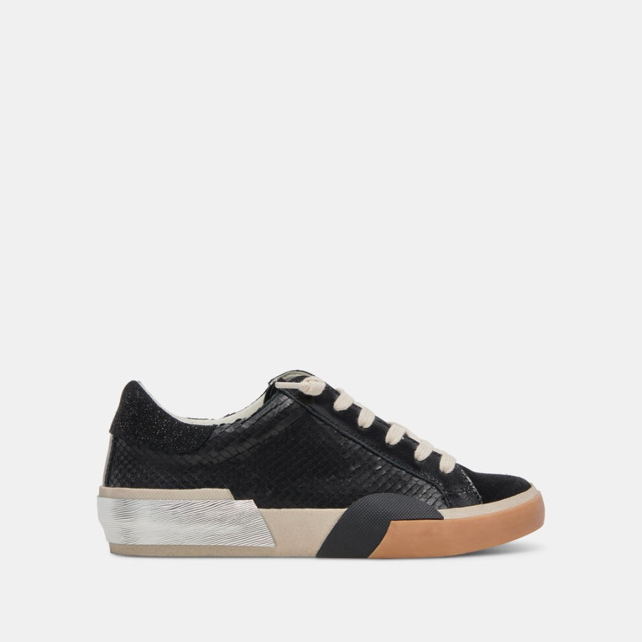 Sneakers DOLCE VITA | Zina Sneakers Onyx Embossed Leather