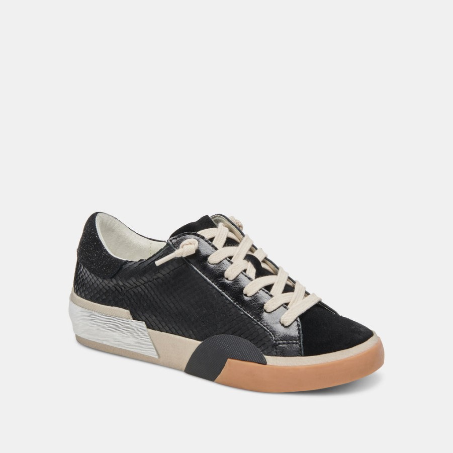 Sneakers DOLCE VITA | Zina Sneakers Onyx Embossed Leather