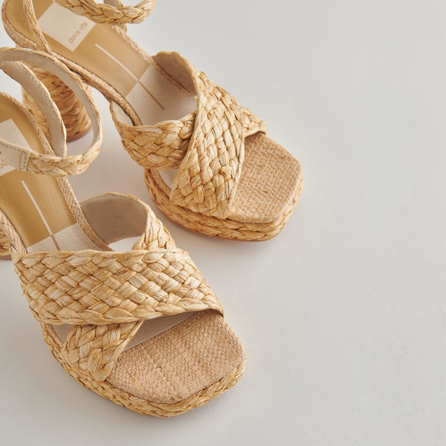 Sandals DOLCE VITA | Asala Heels Lt Natural Raffia