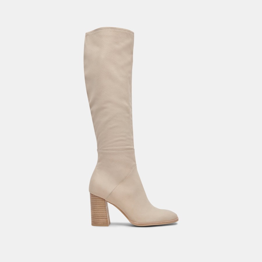 Boots & Booties DOLCE VITA | Fynn Wide Calf Boots Sand Nubuck