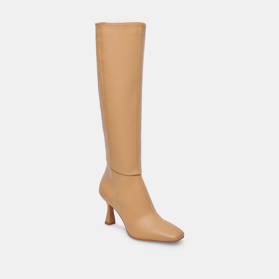 Boots & Booties DOLCE VITA | Gyra Wide Calf Boots Tan Leather