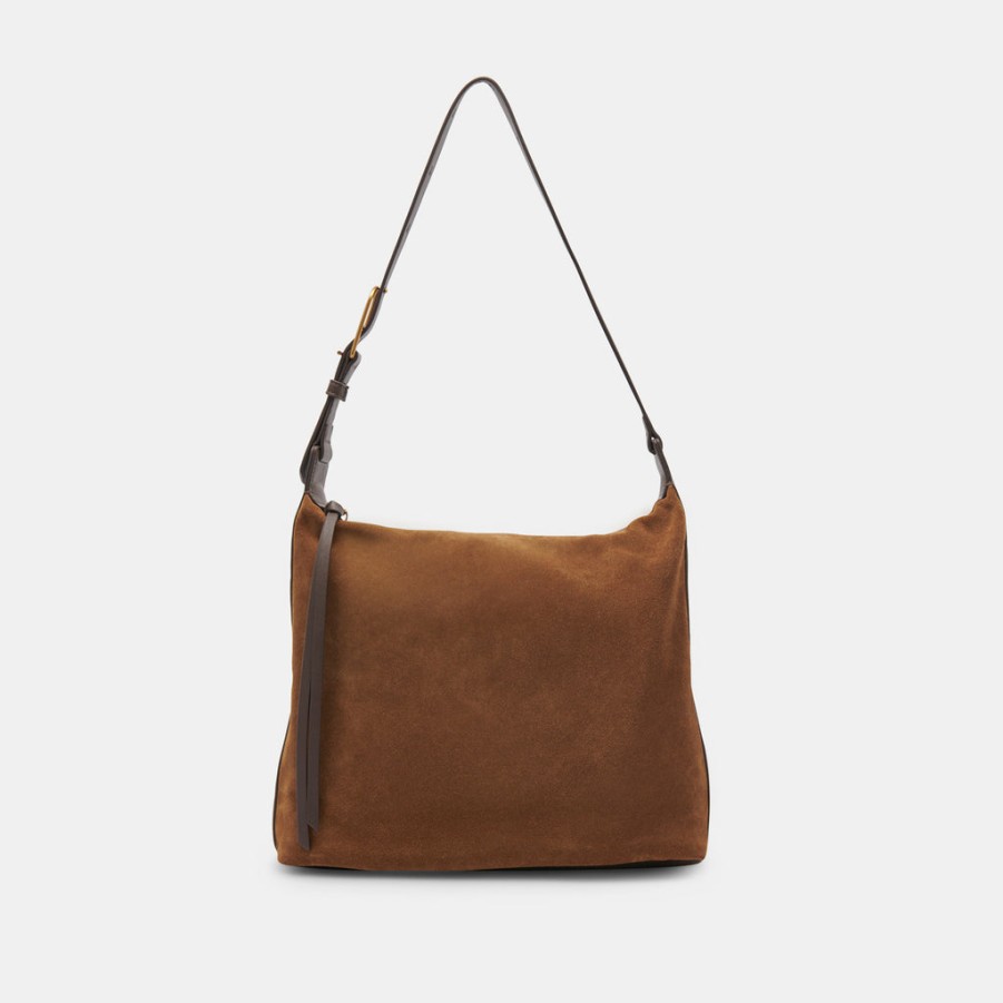 Handbags DOLCE VITA | Hana Shoulder Bag Tobacco Suede