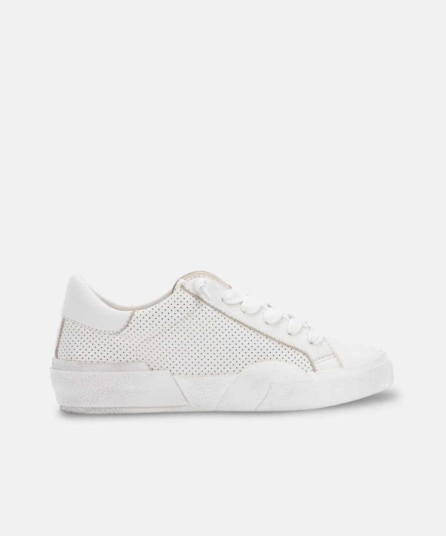 Sneakers DOLCE VITA | Zina Sneakers White Perforated Leather