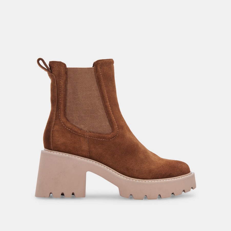 Boots & Booties DOLCE VITA | Hawk H2O Booties Dk Brown Suede