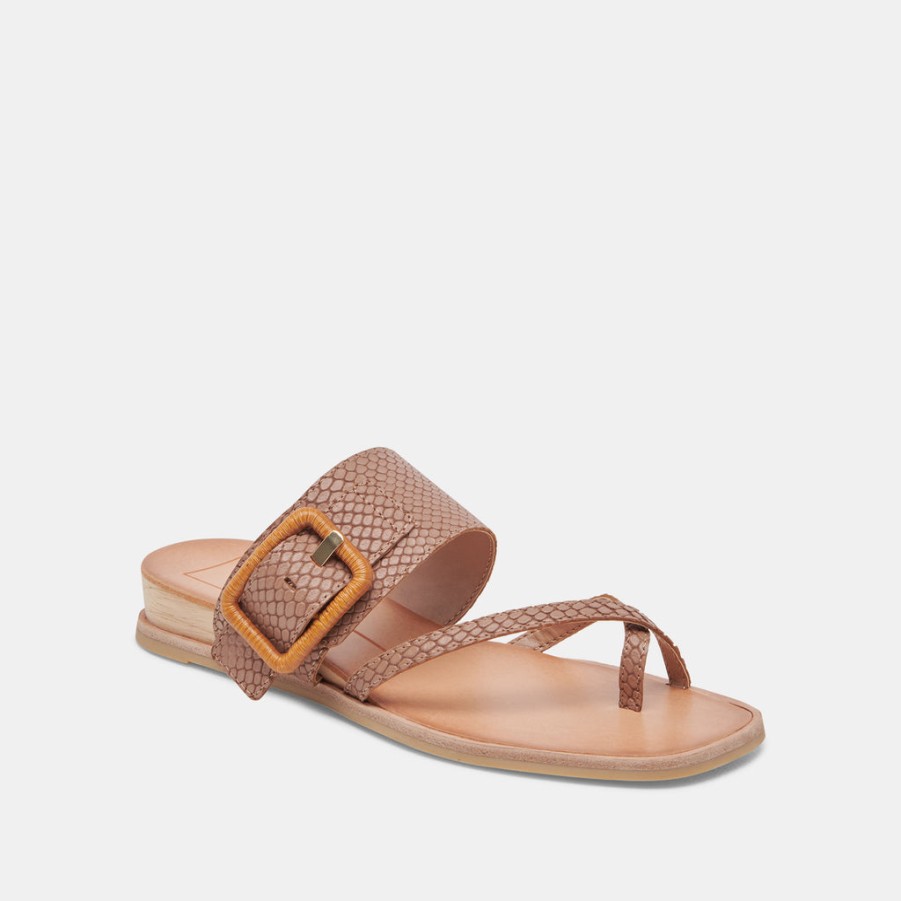 Sandals DOLCE VITA | Perris Sandals Cafe Embossed Leather