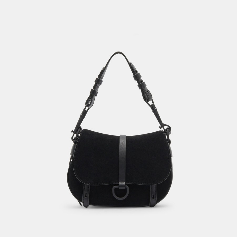 Handbags DOLCE VITA | Rylee Crossbody Black Suede