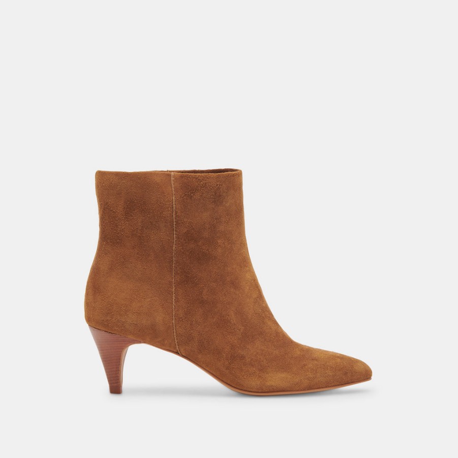 Boots & Booties DOLCE VITA | Dee Wide Booties Brown Suede